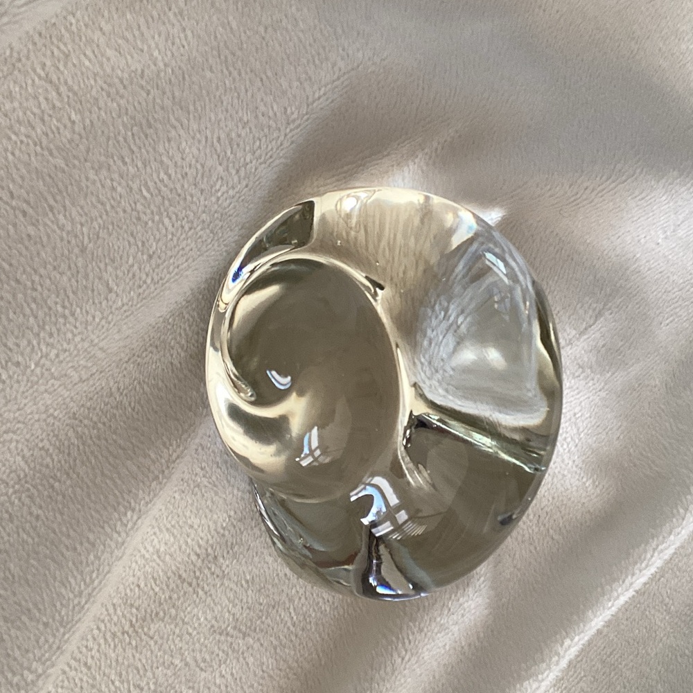 Omnibus Crystal Clear Glass Art Piece